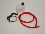 Überlaufbehälter Set mit Schlauch (rot)