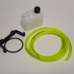 Überlaufbehälter Set mit Schlauch (gelb)