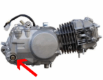 Kickstarterwellendichtung Simmerring Dichtung MRF140 / YX140 – Bild 2