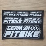 Aufkleberbogen - Sticker A6 - GERMAN Pitbike