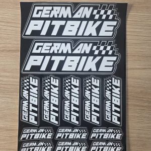 Aufkleberbogen - Sticker A5 - GERMAN Pitbike
