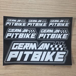 Aufkleberbogen - Sticker A6 - GERMAN Pitbike