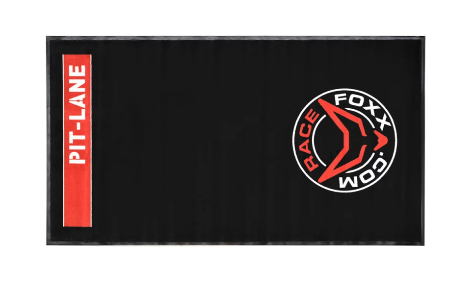Motorradteppich mit Nitrilrückseite PIT-LANE RACEFOXX